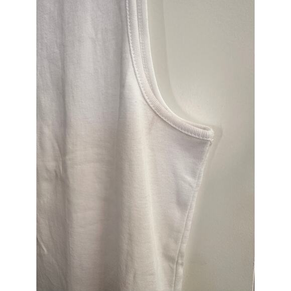 J.Crew Re-Imagined Womens White XL 100% Cotton Tank - Picture 4 of 6